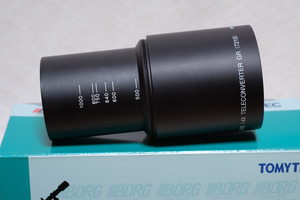 【美品！】BORG 1.4倍テレコンバーターDG　　トミーテック製 1.4×テレコンバーターDG｜製品情報｜BORG(ボーグ)天体望遠鏡