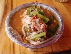 露店の麺