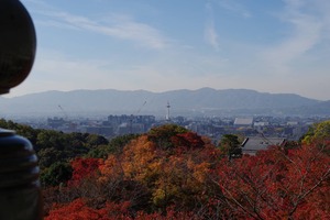 清水寺の舞台からの景色