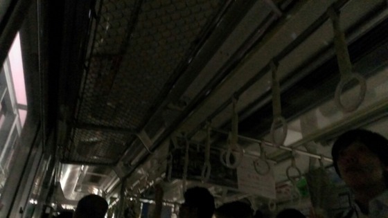 小田急線に雷が落ちた10