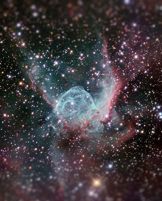 宇宙をミニチュア風の画像にしてみると5