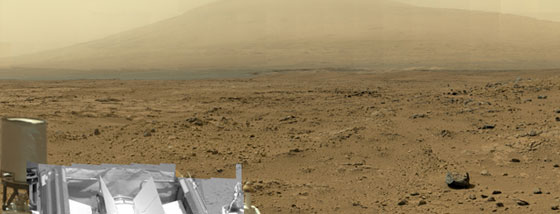 NASAが発表した10億ピクセルの火星の画像がよく見える