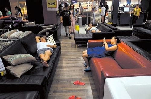 中国の避暑方法が凄い7