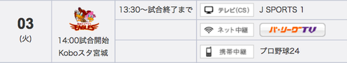 放映予定