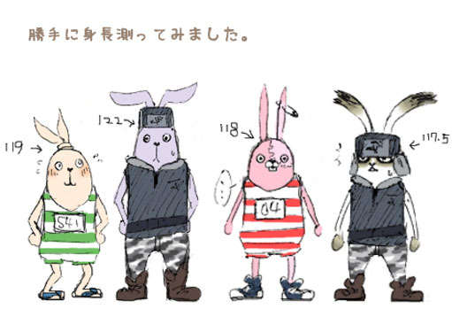 かなり前に描いたものですが ウサバラシ