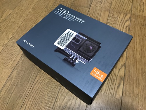 おたからや◆se114 A80 ACTION CAMERA apeman アクションカメラ 未使用 1円～ apeman A80アクションカメラ 海で使ってみた 車載映像も検証サーフィン