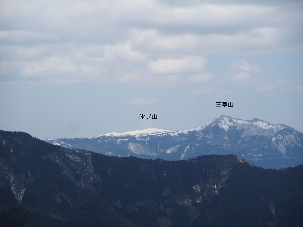 日名倉山 三室山 氷ノ山