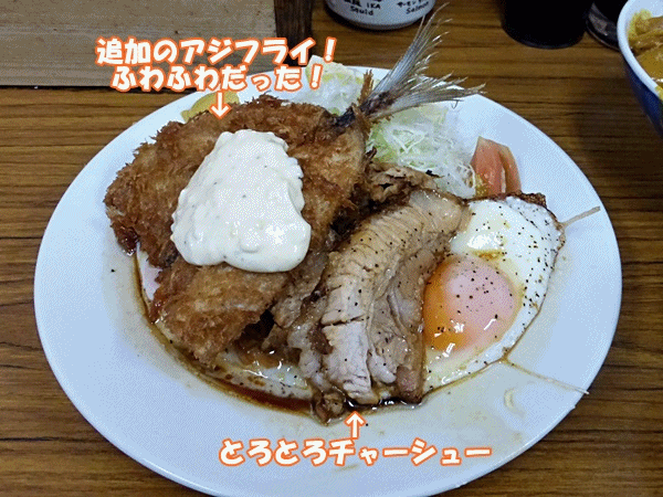 380チャーシューエッグ定食