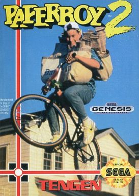 ペーパーボーイ　　メガドライブ ペーパーボーイ』1992年／メガドライブ - レトロゲームの説明書