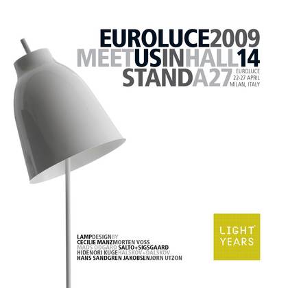 Lightyears invitation - Euroluce 2009