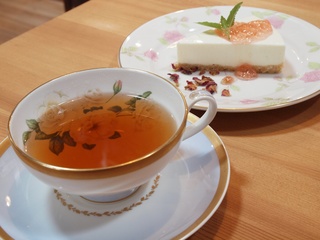 チーズケーキ。