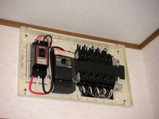 分電盤オープン