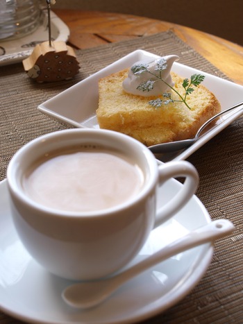 カフェオレ。