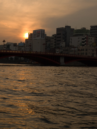 夕焼け。