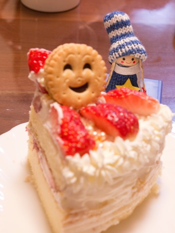 手作りケーキ。