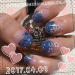ブルーラメグラ&さくら☆