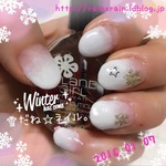 雪だね☆ネイル