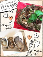 牡蠣ごはんと焼き牡蠣!