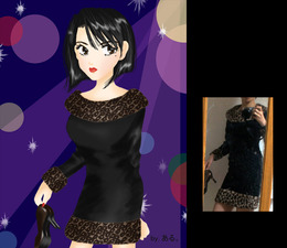kotohaさんラフ画から 写真付き