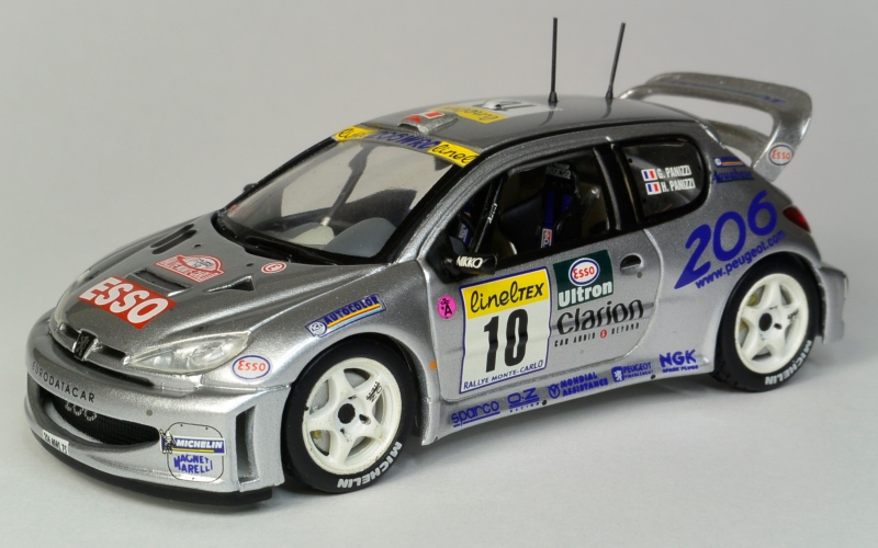 miniature peugeot 206