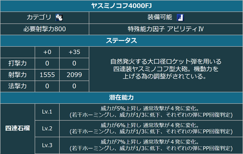 ヤスミノコフ4000FJ