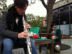 2010-続-恵比寿編み奇襲-FreePets編みベンチ 音と編み セッション