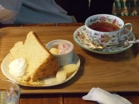 カフェ シフォンケーキ