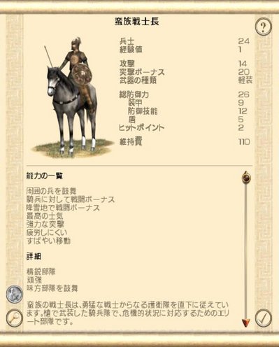 蛮族戦士長