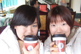  Hiroko and Manami in cafe