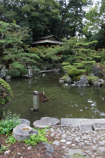 山亭を望む