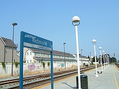 アムトラックのリッチモンド駅