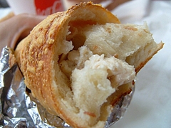チキンベイク断面