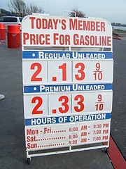 ガソリン価格@Costco2009 4