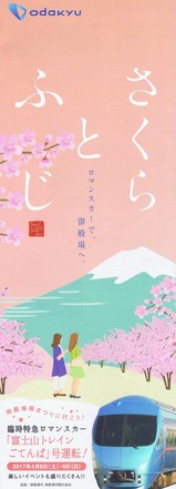 小田急富士山トレインごてんば号パンフさくらとふじ