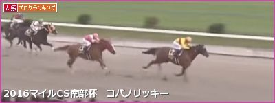 マイルCS南部杯 コパノリッキー