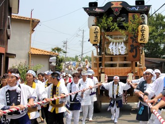 内宮お白石 陸曳き 古市