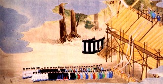 上棟の儀(内宮)図