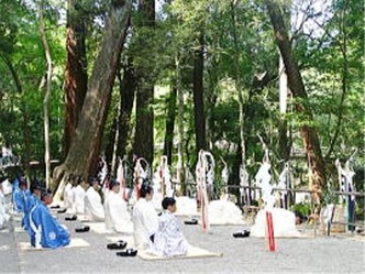 御船代祭 宮山祭場