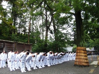 立柱祭 豊受大神宮(外宮)山田工作場 遥拝