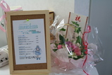 モエシャン MENUとお花