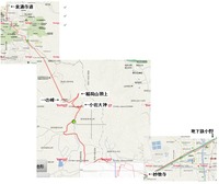 小野ー稲荷山ー泉湧寺道ー地図