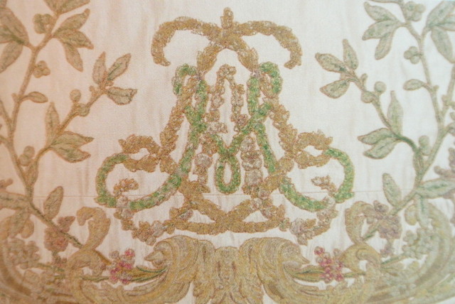 アンティーク布花　マリーアントワネット造花 逸品 セーヴルスタイルフラワーベース 『マリーアントワネット