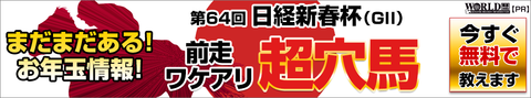 ワールド:日経新春杯1080-200