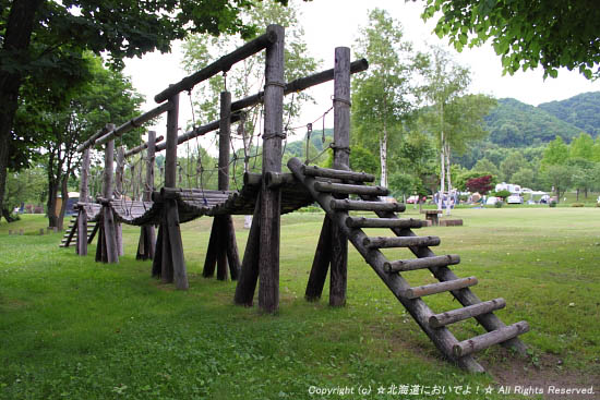 洞爺湖畔のキャンプ場