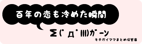 百年の恋も冷めた瞬間