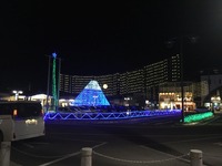 181225大月駅前イルミネーション