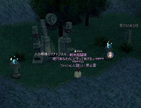 人の模様のマナトンネル