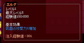 注入経験値