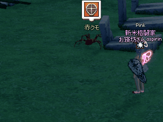 クモからの攻撃