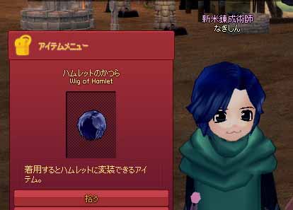 ハムレットのかつら